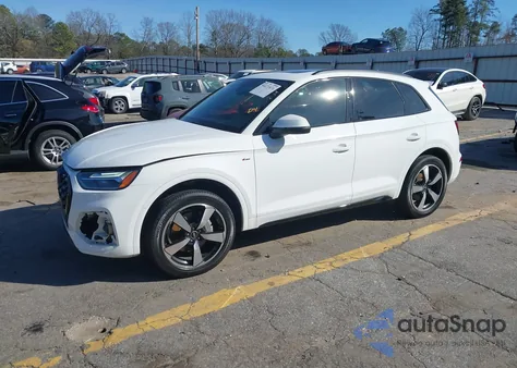 2022 Audi Q5 Premium Plus 45 Tfsi S Line Quattro S Tronic z USA, uszkodzony, nr VIN WA1EAAFY8N2056117